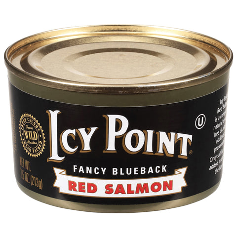 Icy Point Fancy Blueback Red Salmon 7.5 oz - 24 Pack