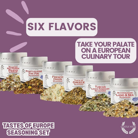 Europpean Condiments European Seasonings Gift Set - Tastes of Europe - Artisanal Spice Blen ...