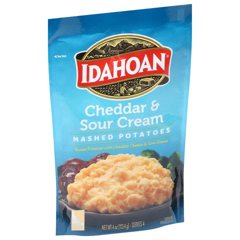 Idahoan Chedder & Sour Cream Mashed Potatoes 4 OZ