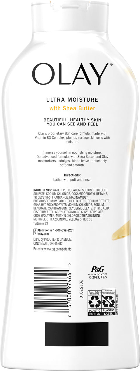 Olay Body Wash Ultra Moisture Shea Butter 22 FZ