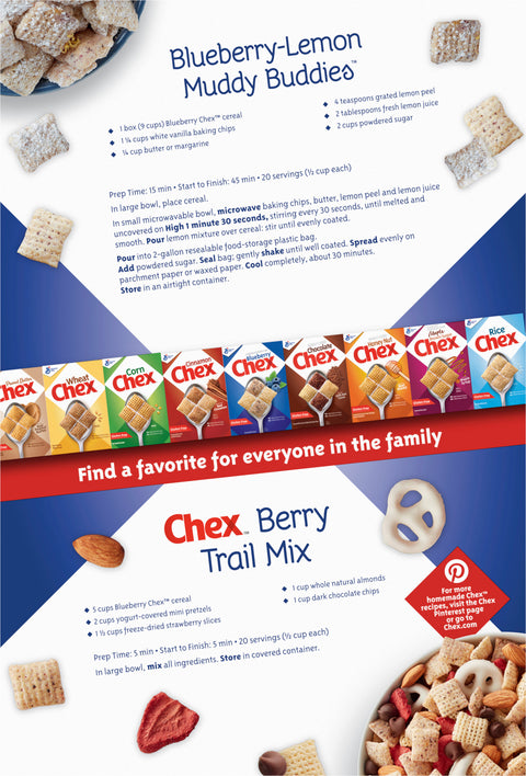 General Mills Blueberry Chex Gluten Free 12 OZ