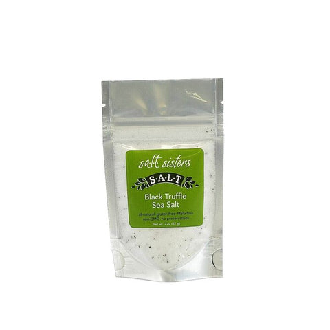 s.a.l.t. sisters Black Truffle Sea Salt - 2 OZ 6 Pack