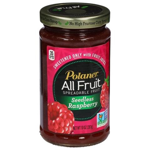 Polaner Preserves All Fruit Seedless Raspberry 10 OZ