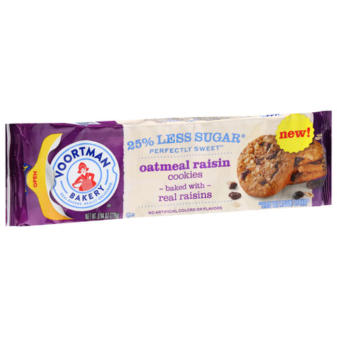Voortman Bakery Oatmeal Raisin Cookies 8.04 OZ