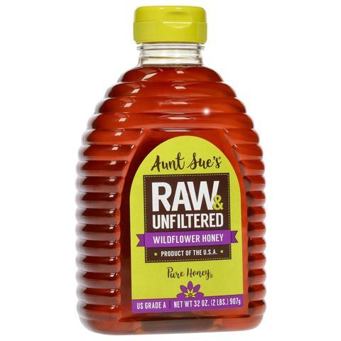 Aunt Sue's Honey Raw Wild Natural 32 OZ
