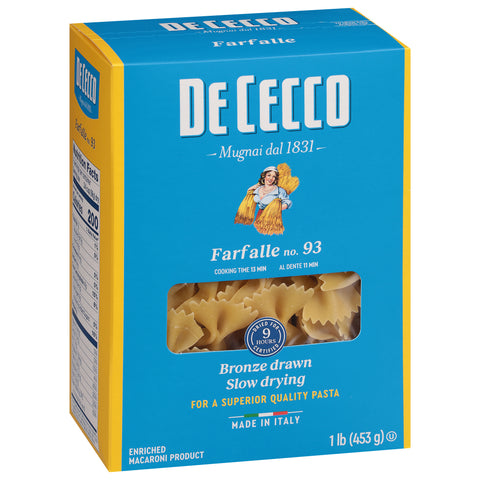 Dececco Farfalle Pasta 16 OZ