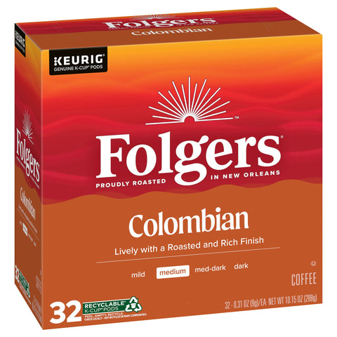 Folgers Colombian Medium Coffee 10.15 OZ