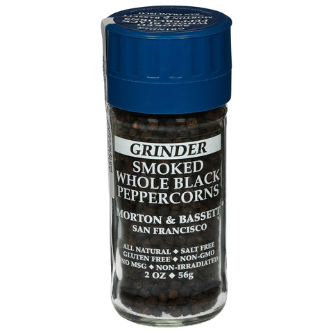 Morton & Bassett Grinder Smoked Whole Black Peppercorns 2 oz - 3 Pack