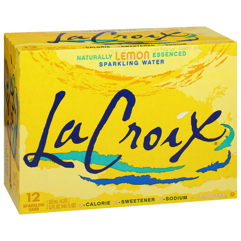 La Croix Lemon Sparkling Water 144 FZ