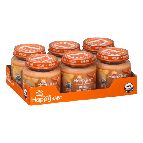 Happy Baby Organic Stage 2 Bananas & Sweet Potatoes 4 OZ