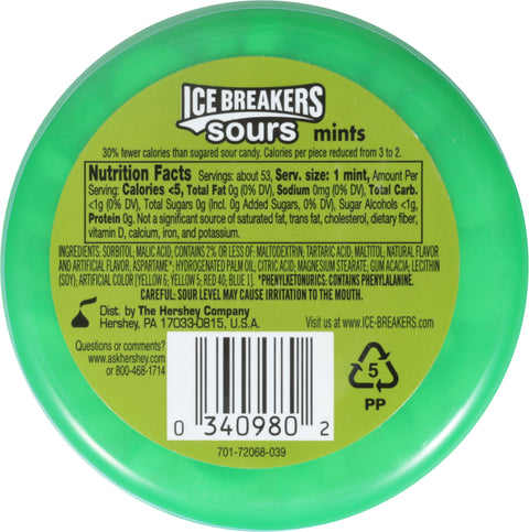 Ice Breakers Mints Sours 1.5 OZ