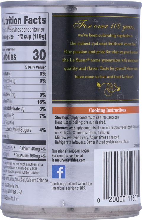 Le Sueur Tender Baby Whole Carrots 15 OZ
