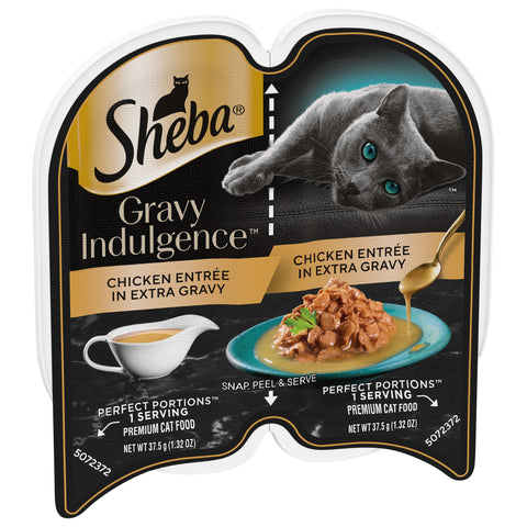 Sheba Perfect Portions Premium Beef Entree in Extra Gravy Cat Food 2
