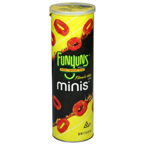 Funyuns Flamin' Hot Flavored Onion Flavored Rings Minis 2.875 oz - 12 Pack
