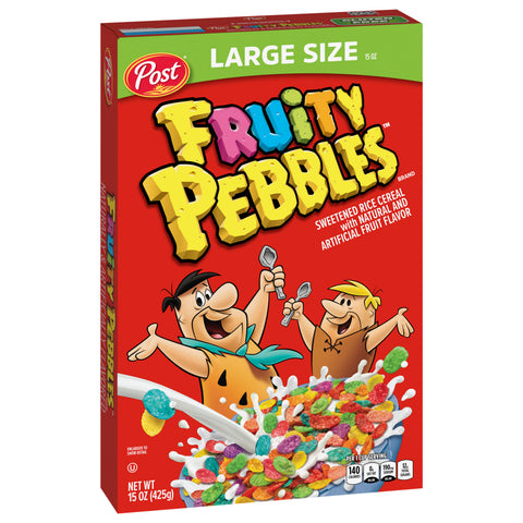 Post Cereal Fruity Pebbles 15 OZ