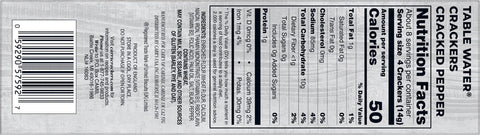 Carr's Crackers Table Water Cracked Pepper 4.25 OZ