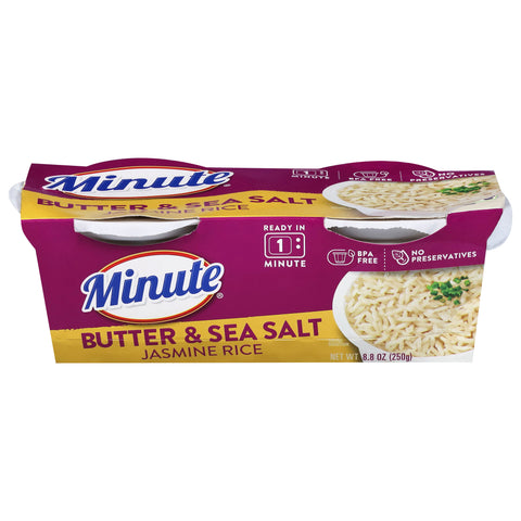 Minute Butter & Sea Salt Jasmine Rice 8.8 oz