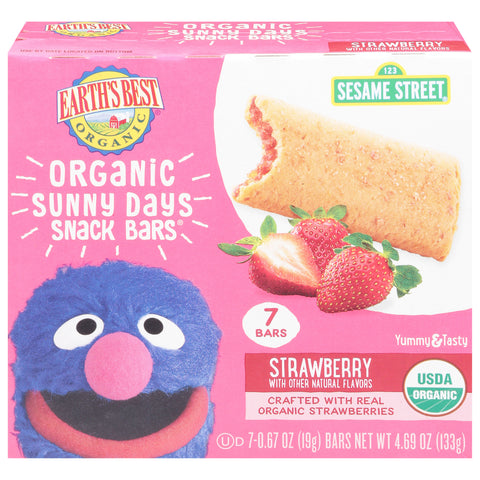 Earth's Best Organic Snack Bars Strawberry 4.69 OZ