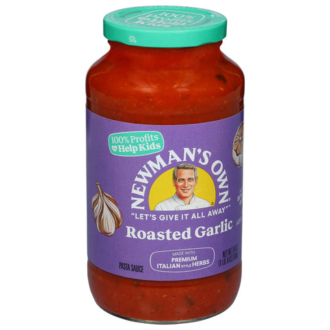 Newman's Own Roasted Garlic Pasta Sauce 24 OZ