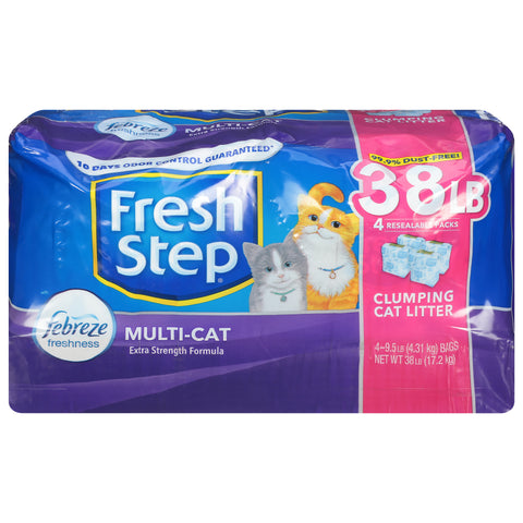 Fresh Step Multi Cat Scented Litter 38 LB