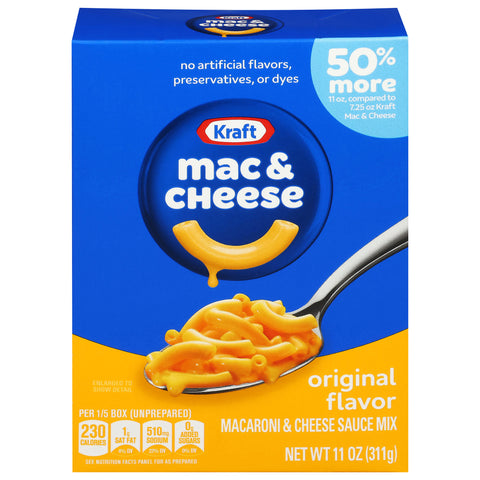 Kraft Original Flavor Mac & Cheese 11 oz - 24 Pack