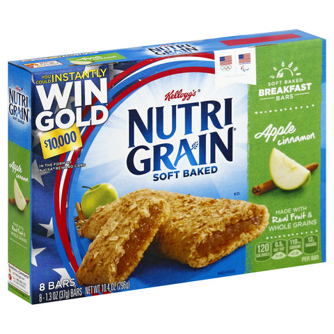 Kellogg's Nutri Grain Bar Apple Cinnamon 10.4 OZ