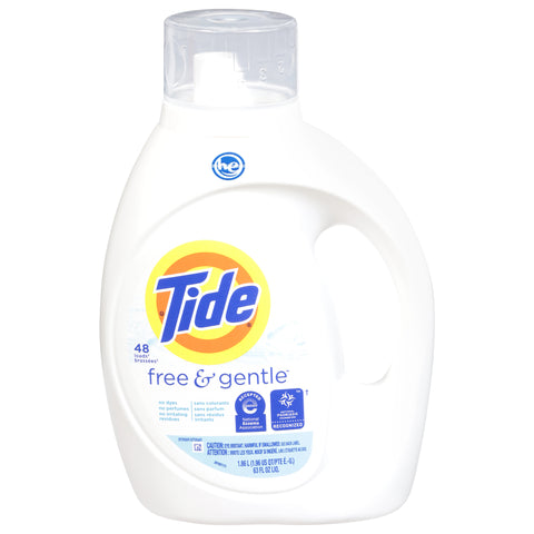 Tide Free & Gentle Detergent 63 fl oz - 4 Pack