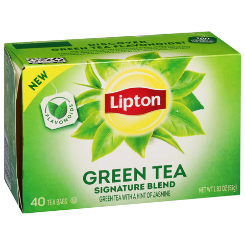 Lipton Signature Blend Green Tea Bags 40 CT