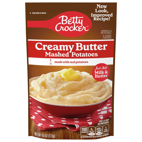 Betty Crocker Creamy Butter Mashed Potatoes 4 OZ