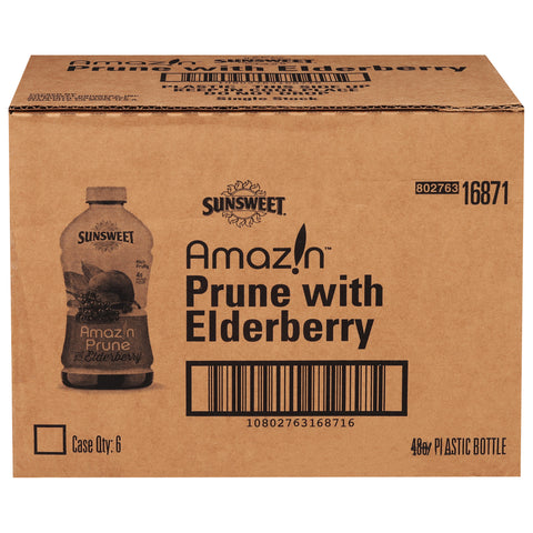Sunsweet Amazin Prune with Elderberry 48 fl oz - 6 Pack