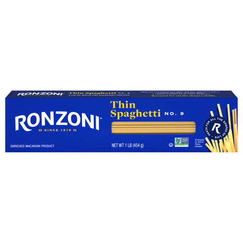 Ronzoni Pasta Thin Spaghetti 16 OZ