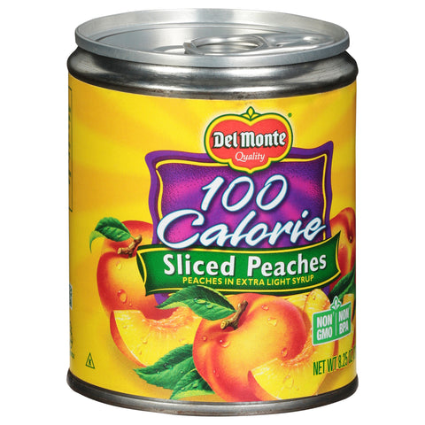 Del Monte Fruit Sliced Peaches 100 Calorie 8.25 OZ