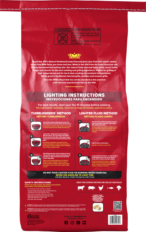Royal Oak Natural Lump Charcoal 15.44 LB