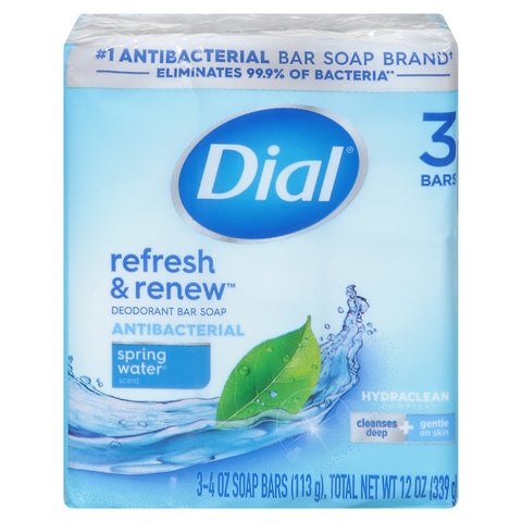 Dial Bar Soap Spring Water 12 OZ