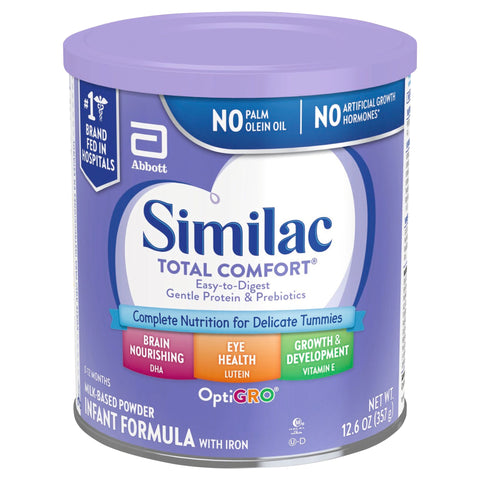Similac Total Comfort 0-12 Months Milk-Based Powder Infant Formula with Iron 12.6 oz