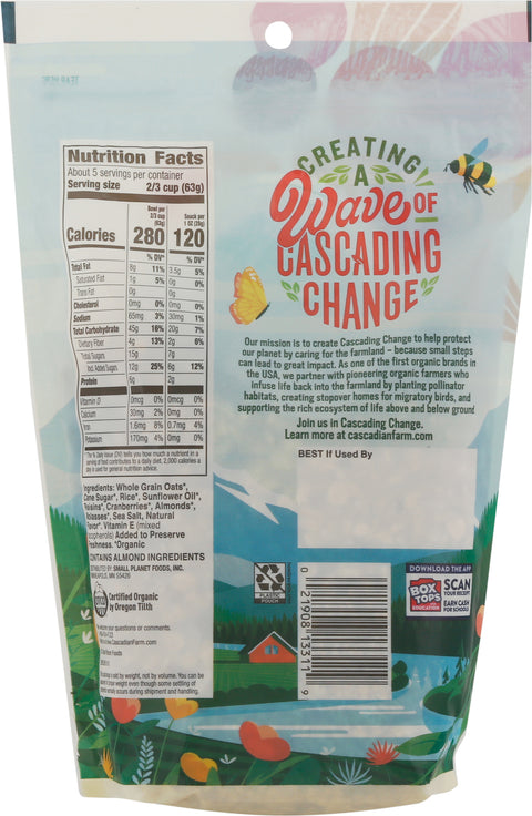 Cascadian Farm Organic Fruit And Nut Granola 11 OZ