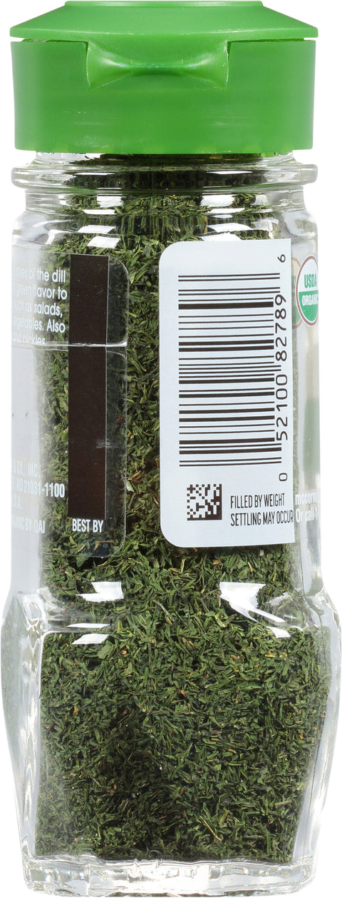McCormick Gourmet Organic Dill Weed 0.5 OZ