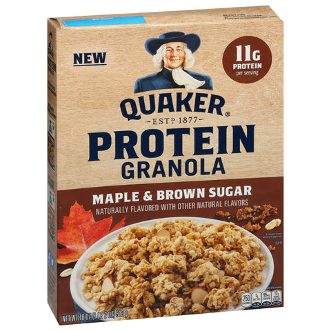 Quaker Maple & Brown Sugar Protein Granola 18 oz