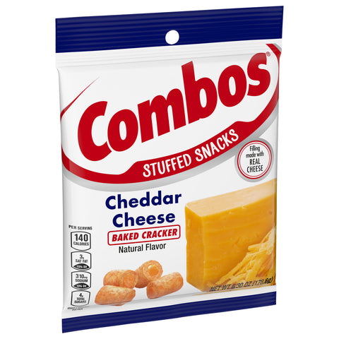 Combos Snacks Cheddar Cheese Crackers 6.3 OZ