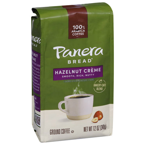 Panera Bread Ground Hazelnut Creme Coffee 12 oz