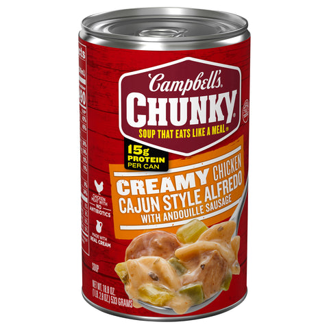Campbell's Creamy Cajun Style Chunky Soup 18.8 OZ