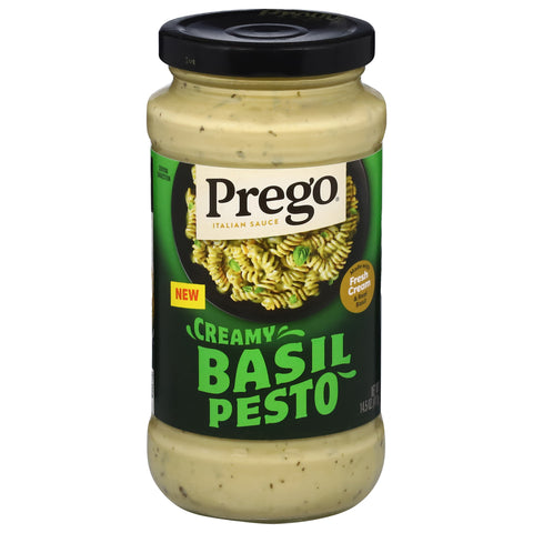 Prego Creamy Basil Pesto Italian Sauce 14.5 oz - 12 Pack