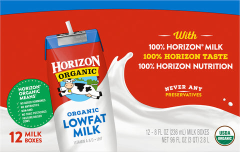 Horizon Organic Lowfat Milk 96 FZ