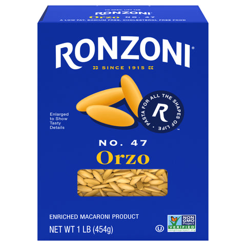 Ronzoni Orzo Pasta 16 OZ