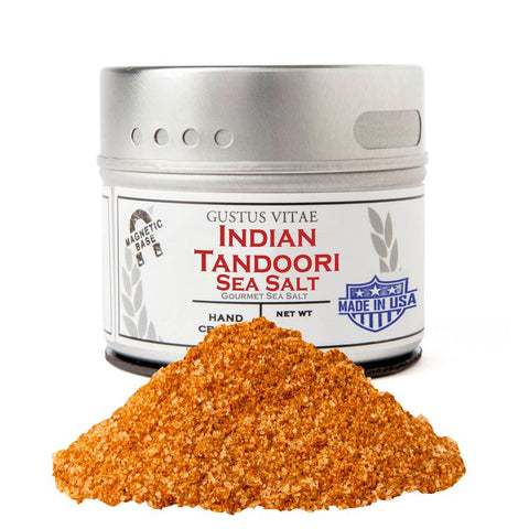 Gustus Vitae Indian Tandoori Sea Salt - 2.6 OZ 8 Pack