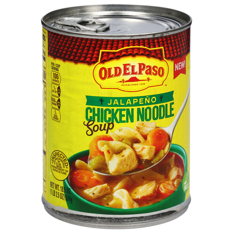 Old El Paso Chicken Noodle Jalapeno Soup 18.5 oz