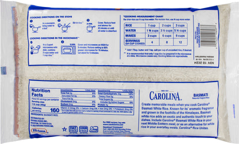 Carolina Basmati Rice 80 OZ