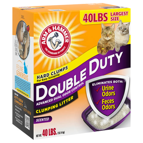Arm & Hammer Cat Litter Double Duty 40 LB