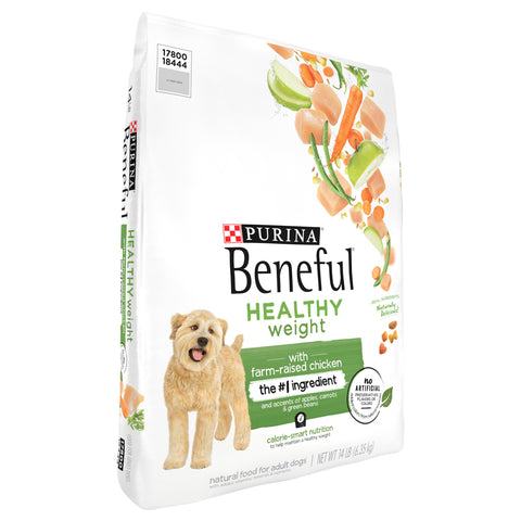 Purina Beneful Healthy Weight With Chicken Dog Food 14 LB