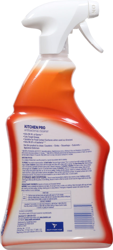 Lysol Kitchen Antibacterial Cleaner 22 FZ